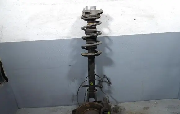 Front shock absorber with coil spring