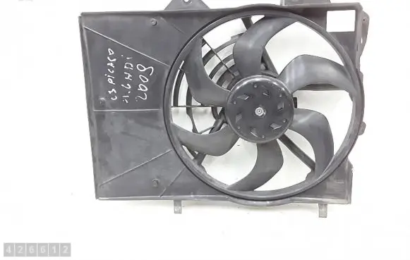 Citroen C3 Picasso Electric radiator cooling fan 9682895680