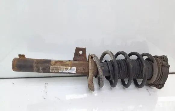 Front shock absorber with coil spring