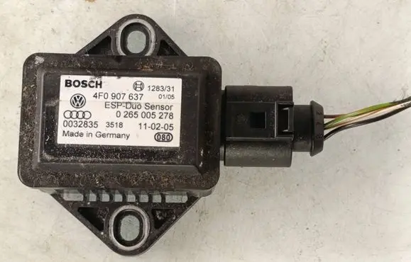 ESP acceleration yaw rate sensor