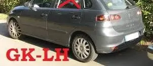 Seat Ibiza III (6L) Rear door window glass 6L4845025A