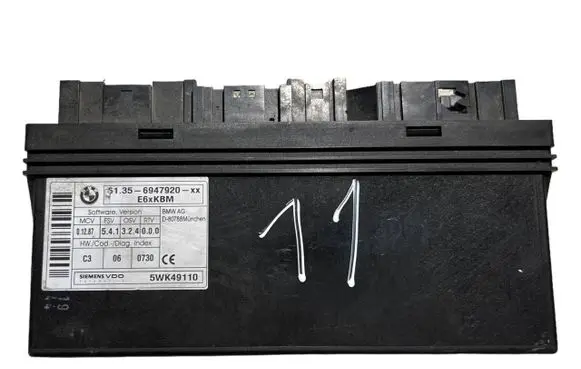 BMW 5 E60 E61 Comfort/convenience module 5WK49110 6947920