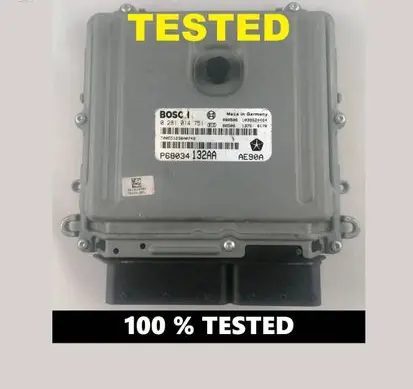 Jeep Wrangler Engine control unit/module ECU 0281014751 P68034132AA 1039S24464