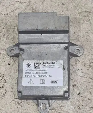 BMW 5 G30 G31 Airbag control unit/module 6994534 A2C38525 31699453401