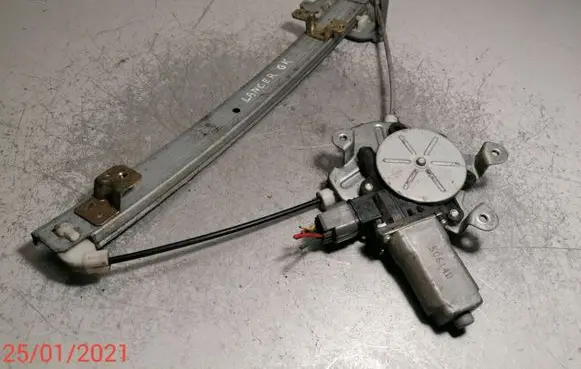 Mitsubishi Lancer Rear door window regulator with motor
