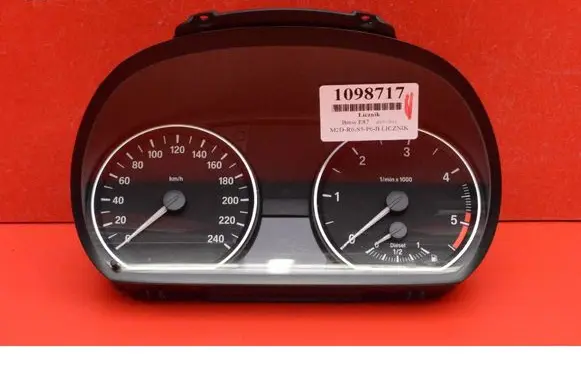 BMW 1 E82 E88 Speedometer (instrument cluster) 9166821