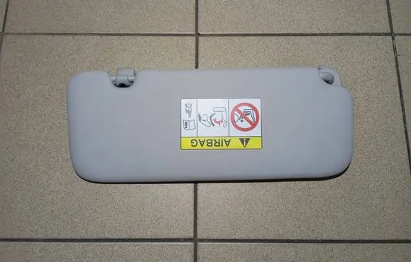 Hyundai Ioniq Sun visor