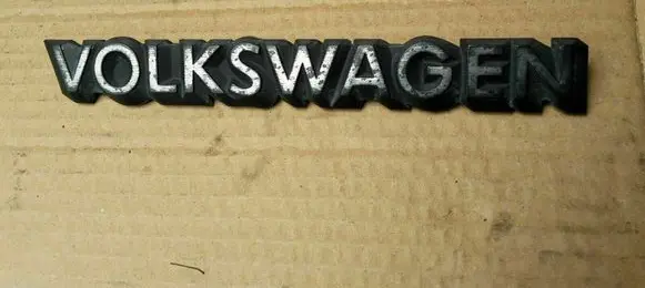 Volkswagen Scirocco Manufacturers badge/model letters 321853685C