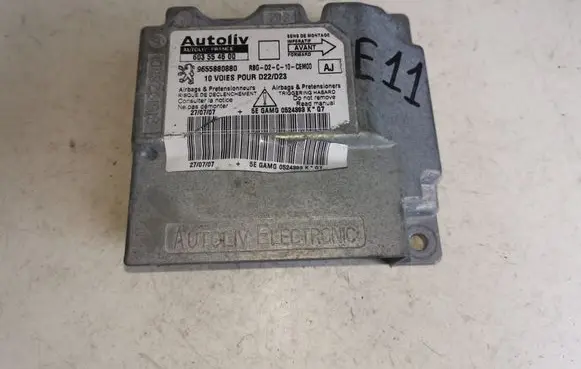 Peugeot 407 Airbag control unit/module 9655880880