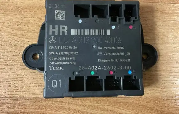 Mercedes-Benz E W212 Door control unit/module A2129004006