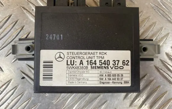 Mercedes-Benz E W211 Tire pressure control unit A0038200526 5WK48380B A1645403762