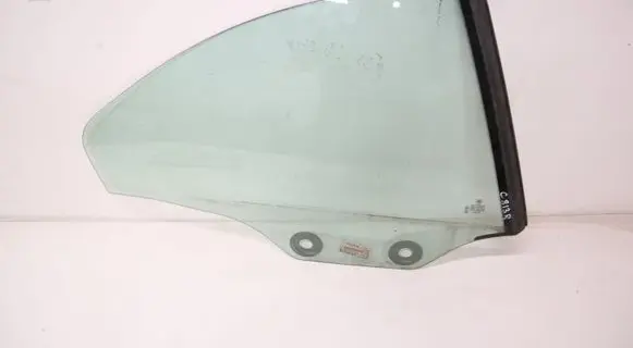 Rear vent window glass