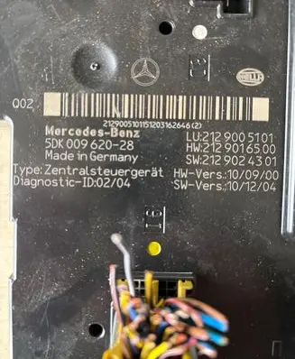 Mercedes-Benz E W212 Other control units/modules 2129005101 5DK00962028 2129016500
