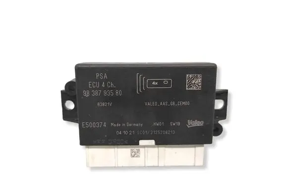 Peugeot Partner III Parking PDC control unit/module 9838793580 63821V