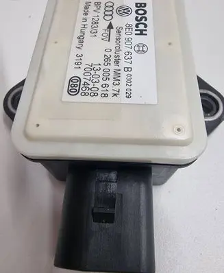 Audi A6 S6 C6 4F ESP acceleration yaw rate sensor 8E0907637B 0265005618 7007468