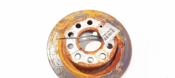 Volkswagen Golf Plus Rear brake disc neventiliuojamas