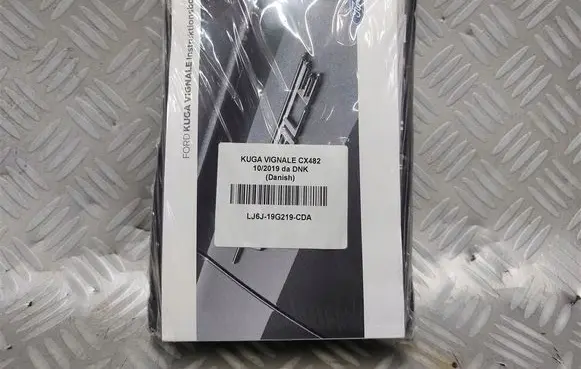 Ford Kuga III Owners service history hand book LJ6J19G219CD