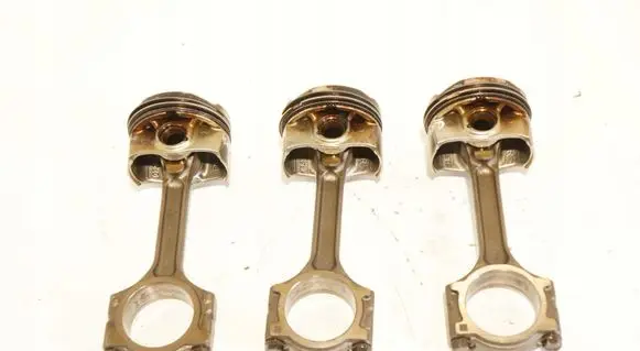 Piston with connecting rod