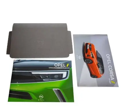 Opel Corsa F Owners service history hand book 