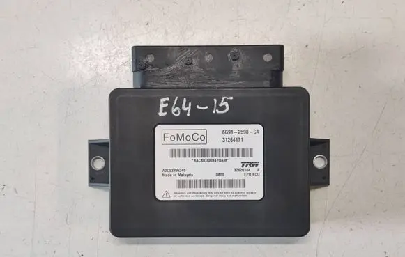 Volvo XC60 Hand brake control module 6G912598CA 31264471
