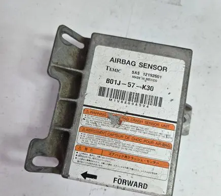 Mazda 323 F Airbag control unit/module B01J57K30 12192601 M1V6E09A5V4