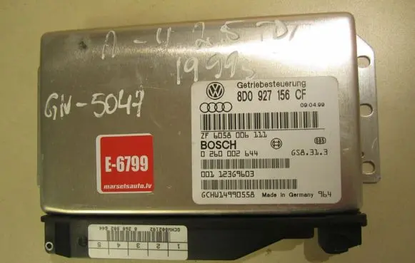 Audi A4 S4 B5 8D Gearbox control unit/module 8D0927156CF