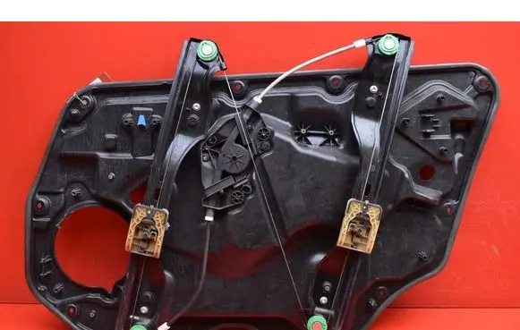 Front door window regulator with motor