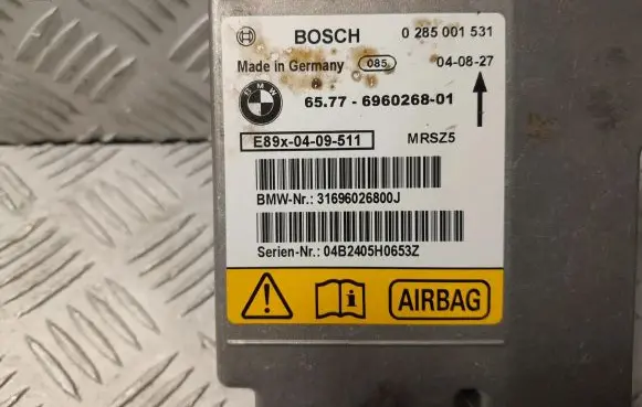 BMW 1 E81 E87 Airbag control unit/module 696026801 6970908