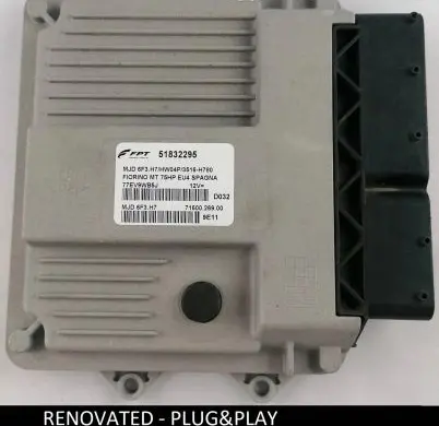 Fiat Qubo Engine control unit/module 51832295 77EVWW85J 716002690022