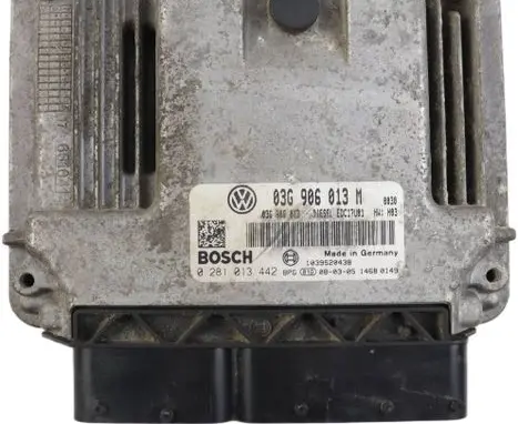 Skoda Fabia Mk2 (5J) Engine control unit/module 03G906013M 0281013442 03G906013