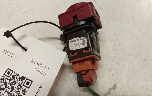 Citroen C4 I Hazard light switch 96480877KP