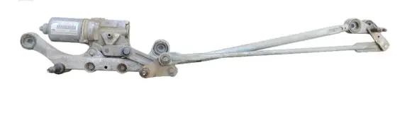 Front wiper linkage and motor