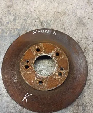 Hyundai Santa Fe Front brake disc