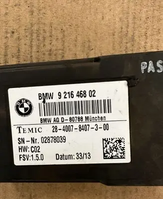 BMW X5 F15 Seat control module 9216468 7490465 61359216468