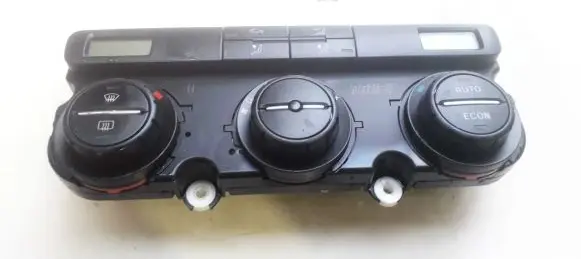 Skoda Octavia Mk2 (1Z) Climate control unit 1Z0907044AB 5HB00873245