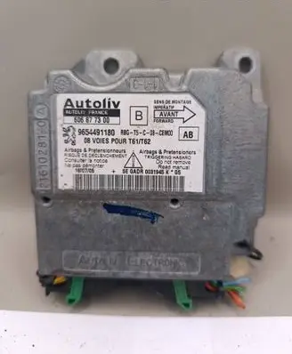 Peugeot 307 Airbag control unit/module 606877300 9654491180