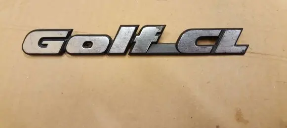 Volkswagen Golf II Rear loading door model letters 191853687K