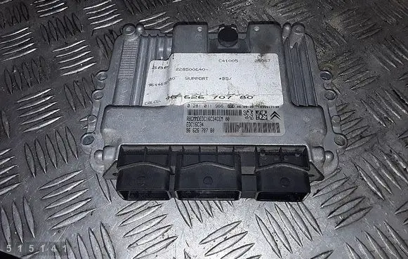 Citroen C4 I Engine control unit/module 0281011966 9662670780