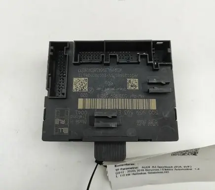 Audi A3 S3 8V Door control unit/module 5Q0959593E 5Q0959593B