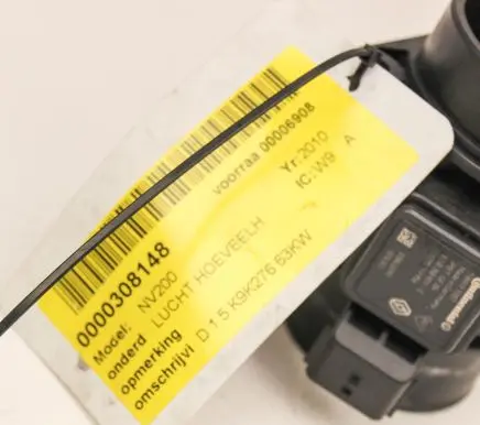 Nissan Qashqai Mass air flow meter 8200358901C