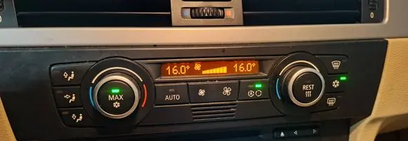 BMW 3 E90 E91 Climate control unit 9162983 6119162983