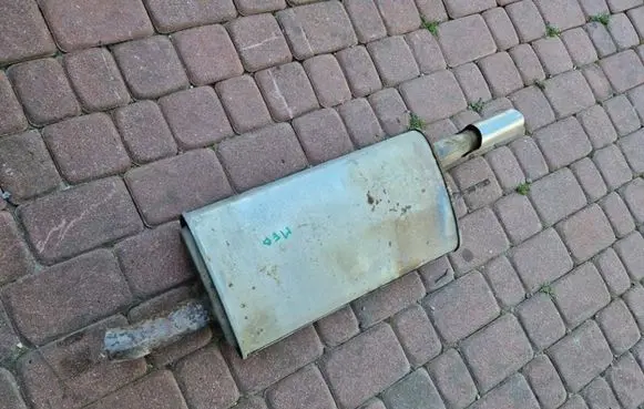 Opel Meriva B Rear muffler/silencer tail pipe 13267054