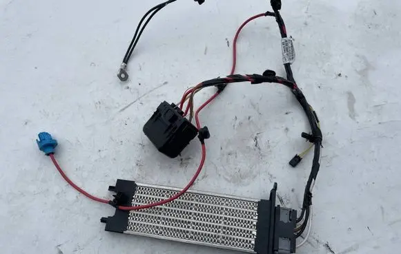 Electric cabin heater radiator