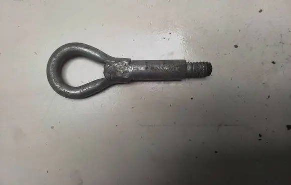 Towing hook eye