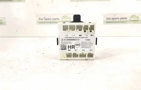 Mercedes-Benz C W205 Door control unit/module 2059006313 2059000928
