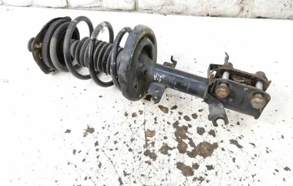 Front shock absorber with coil spring