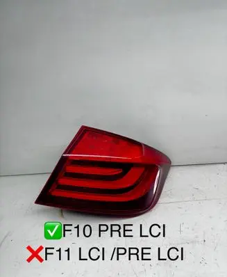 BMW 5 F10 F11 Rear/tail lights 173462 17346202