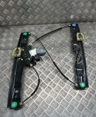 Front door window regulator with motor