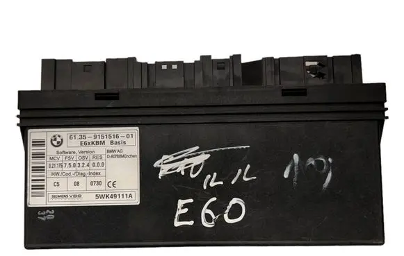 BMW 5 E60 E61 Comfort/convenience module 9151516 61359151516 5WK49111A