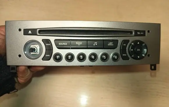 Peugeot 308 Radio/CD/DVD/GPS head unit 96662671XH04 96662671